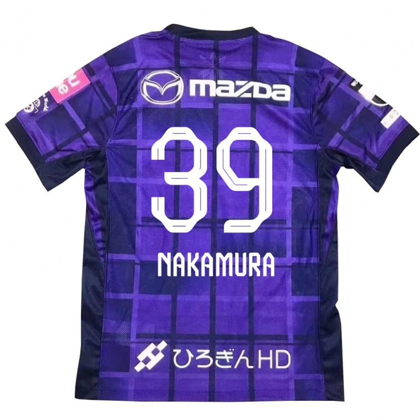Danxen Mulher Camisola Sota Nakamura #39 Roxo Laranja Principal 2025/26 Camisa Brasil