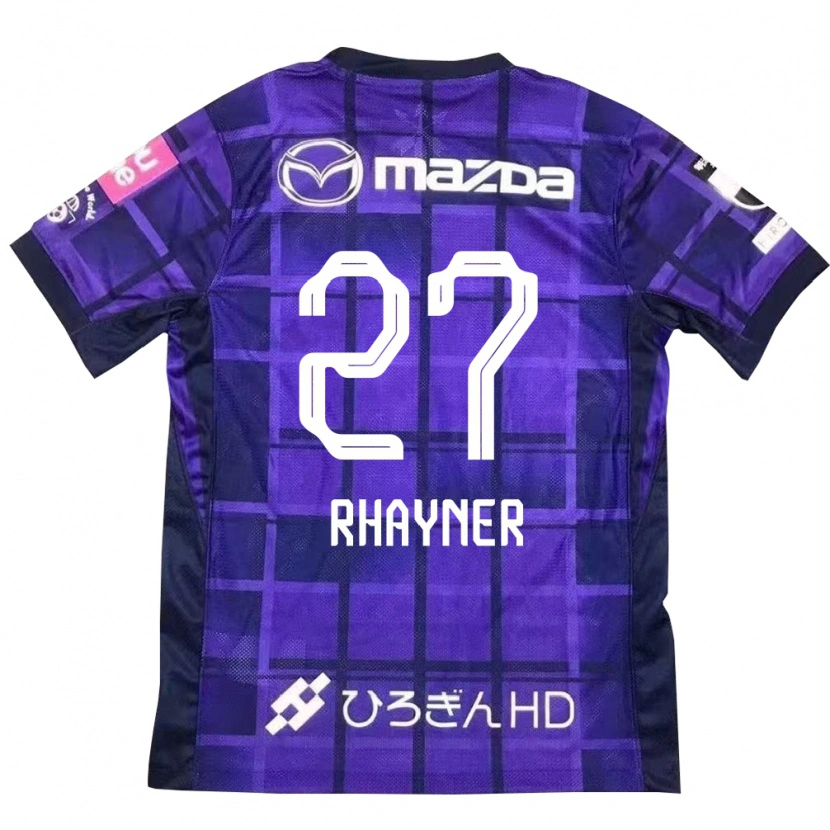 Danxen Mulher Camisola Rhayner #27 Roxo Laranja Principal 2025/26 Camisa Brasil
