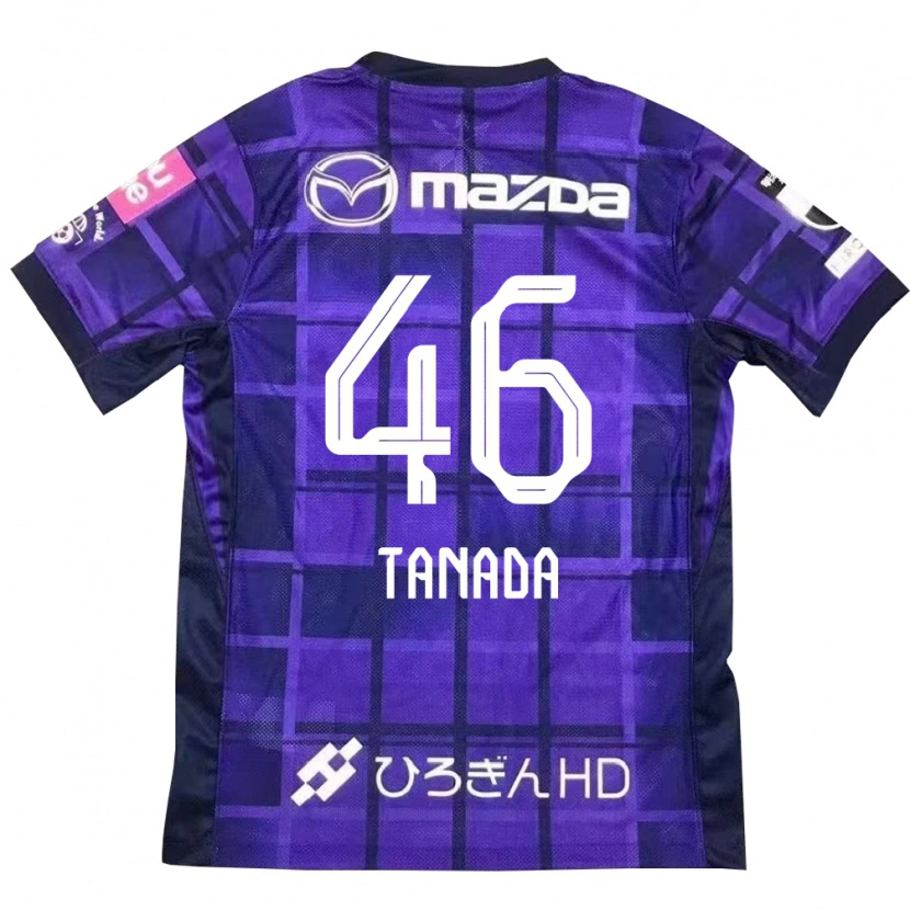 Danxen Mulher Camisola Ryo Tanada #46 Roxo Laranja Principal 2025/26 Camisa Brasil