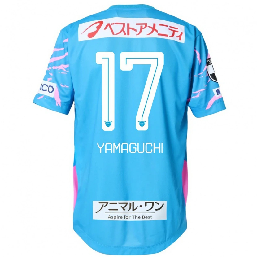 Danxen Mulher Camisola Hikaru Yamaguchi #17 Azul Rosa Principal 2025/26 Camisa Brasil