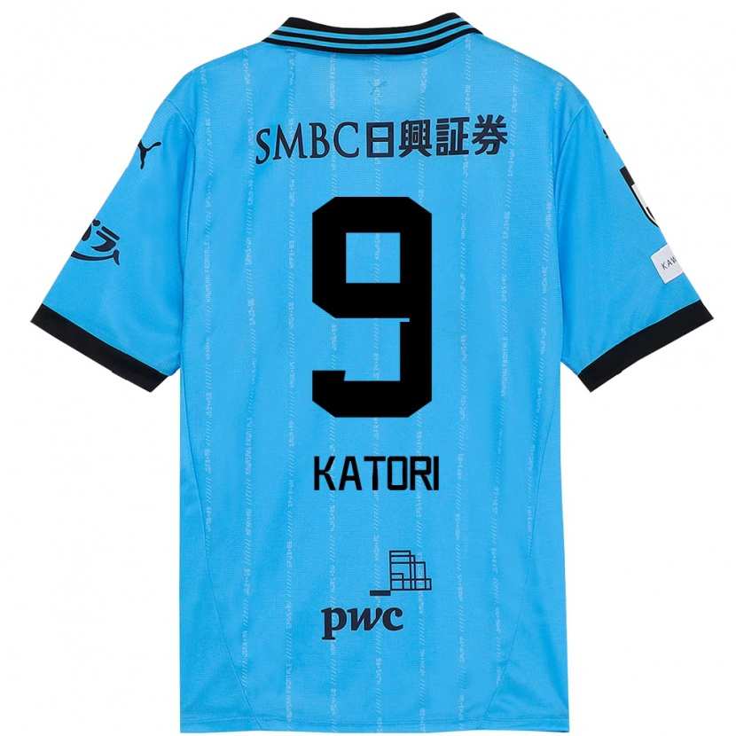 Danxen Mulher Camisola Takeshi Katori #9 Azul Celeste Preto Principal 2025/26 Camisa Brasil