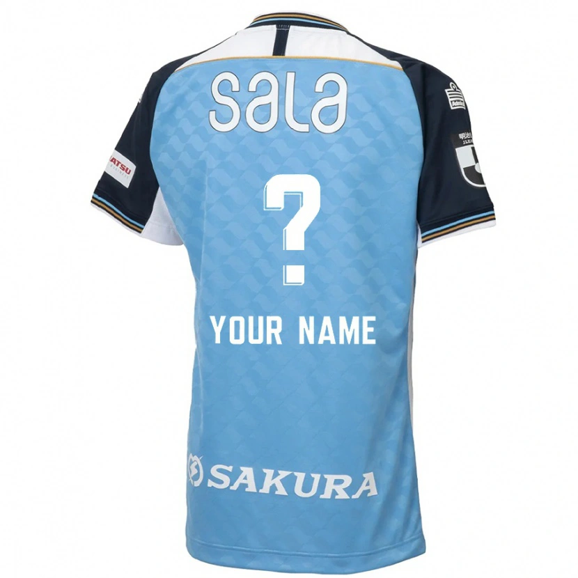 Danxen Mulher Camisola Seu Nome #0 Azul Celeste Preto Principal 2025/26 Camisa Brasil