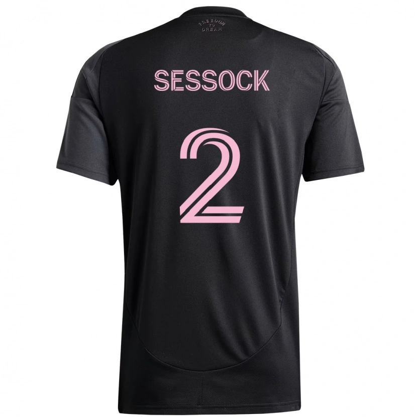 Danxen Mulher Camisola Nykolas Sessock #2 Preto Rosa Alternativa 2025/26 Camisa Brasil
