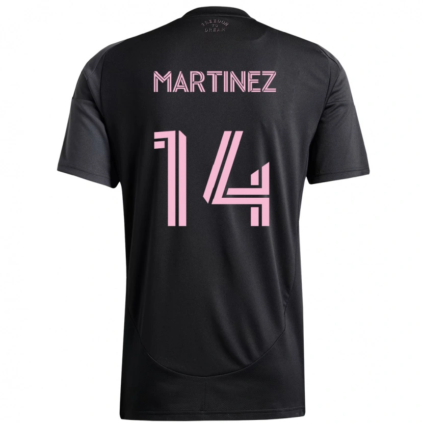 Danxen Mulher Camisola David Martínez #14 Preto Rosa Alternativa 2025/26 Camisa Brasil