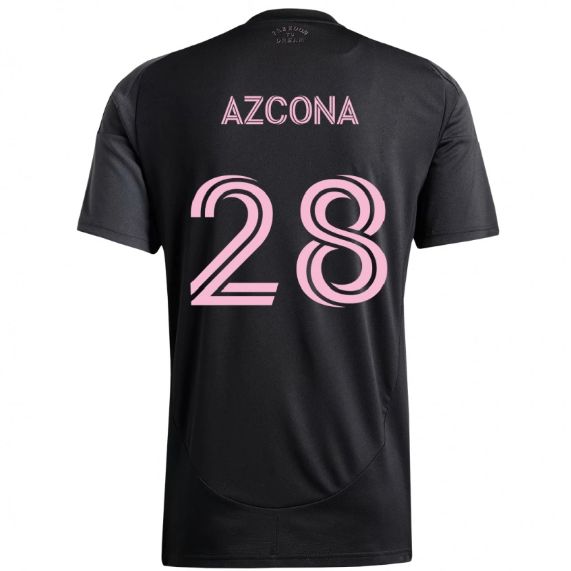 Danxen Mulher Camisola Edison Azcona #28 Preto Rosa Alternativa 2025/26 Camisa Brasil