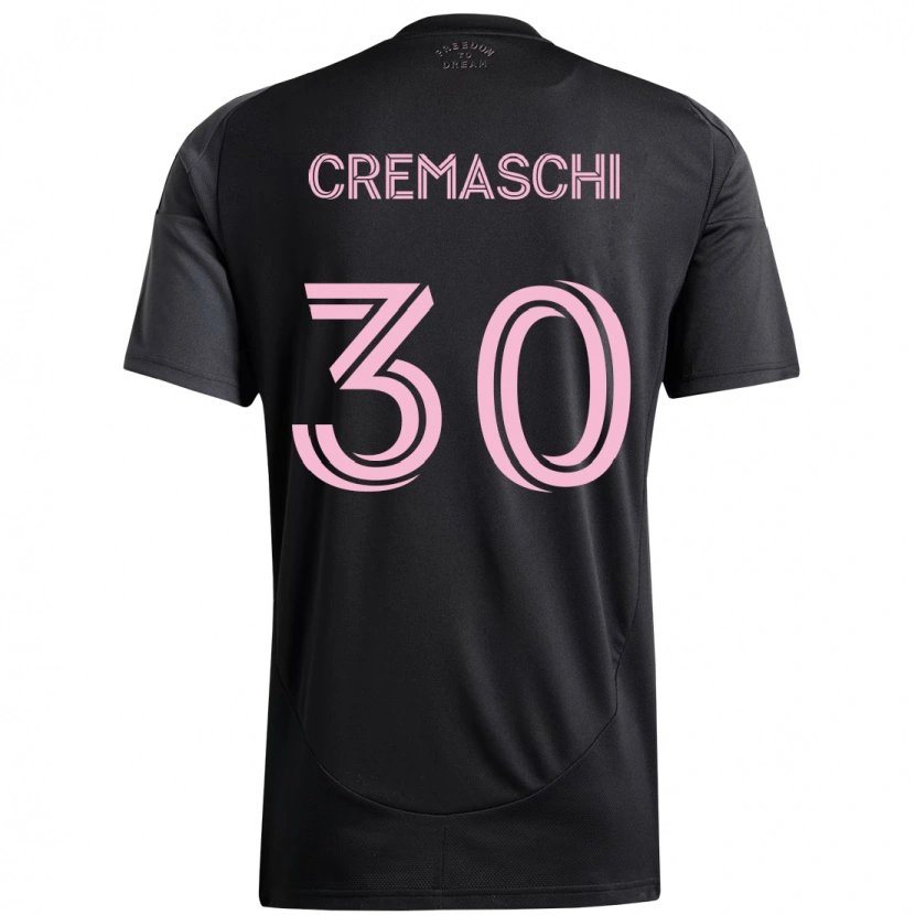 Danxen Mulher Camisola Benja Cremaschi #30 Preto Rosa Alternativa 2025/26 Camisa Brasil