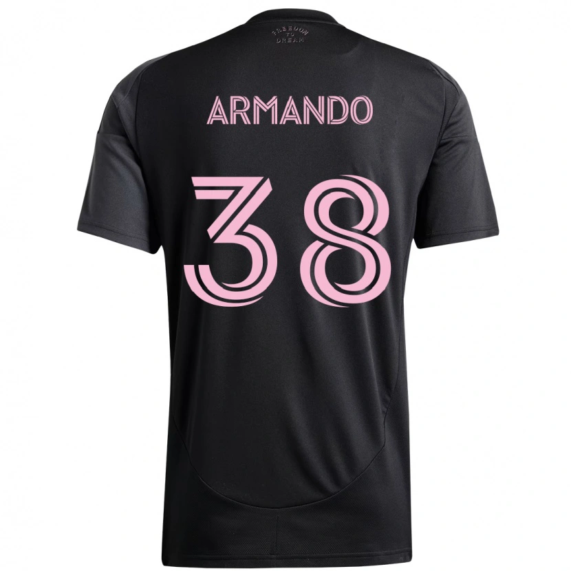Danxen Mulher Camisola Máximo Armando #38 Preto Rosa Alternativa 2025/26 Camisa Brasil
