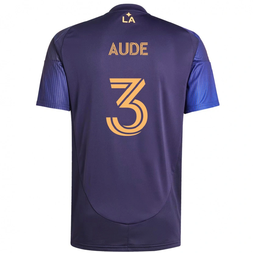 Danxen Mulher Camisola Julián Aude #3 Roxo Azul Alternativa 2025/26 Camisa Brasil