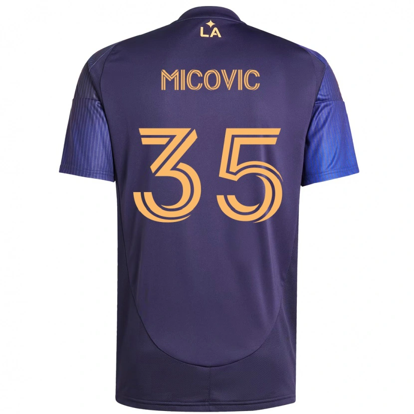 Danxen Mulher Camisola Novak Micovic #35 Roxo Azul Alternativa 2025/26 Camisa Brasil
