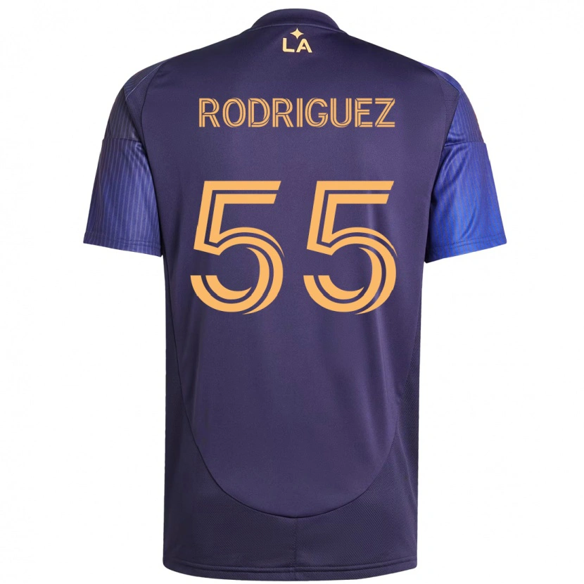 Danxen Mulher Camisola Diego Rodriguez #55 Roxo Azul Alternativa 2025/26 Camisa Brasil