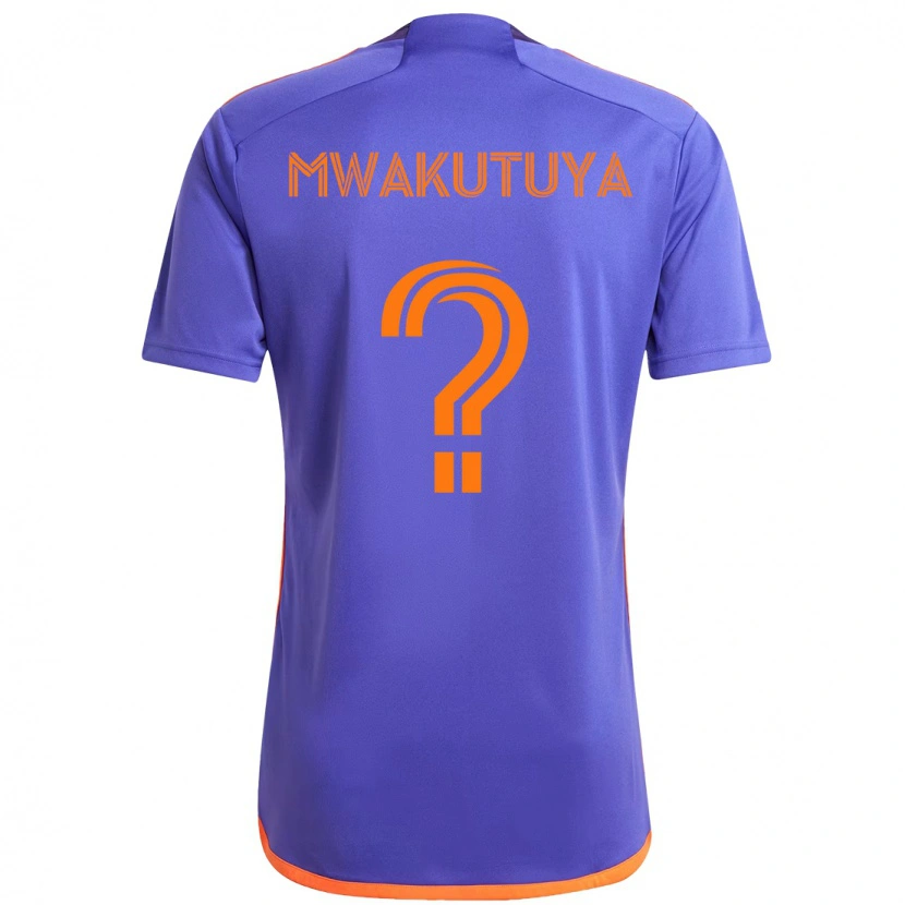 Danxen Mulher Camisola Isaac Mwakutuya #0 Roxo Laranja Alternativa 2025/26 Camisa Brasil