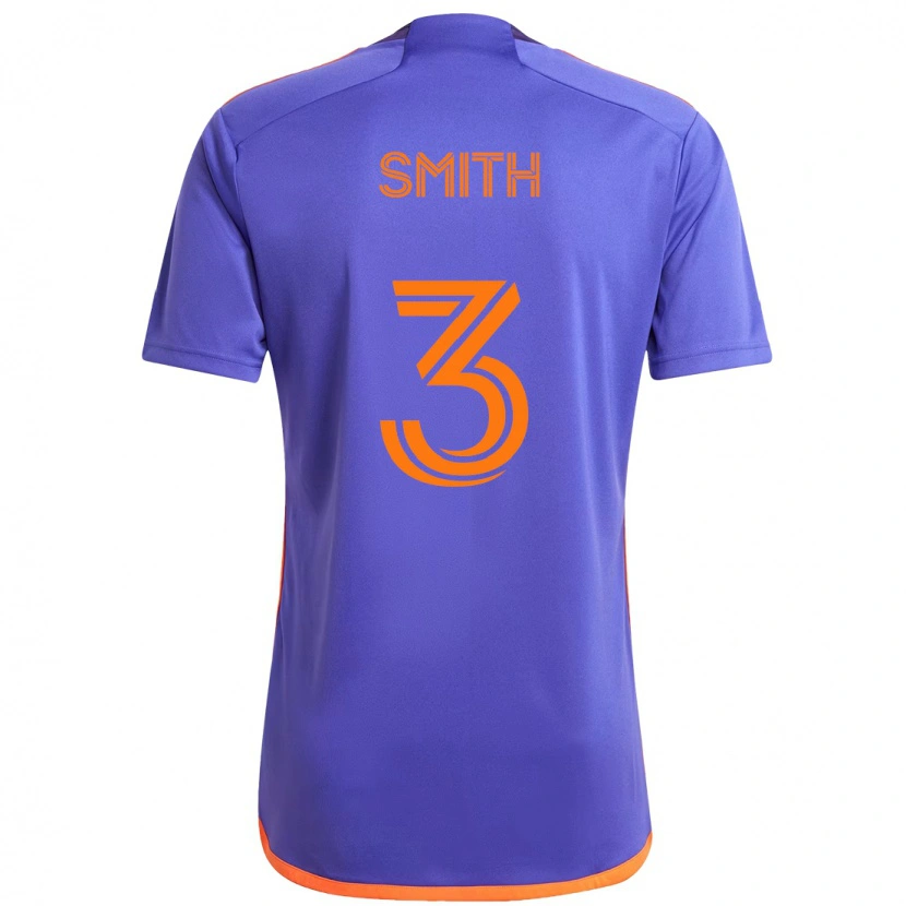 Danxen Mulher Camisola Brad Smith #3 Roxo Laranja Alternativa 2025/26 Camisa Brasil