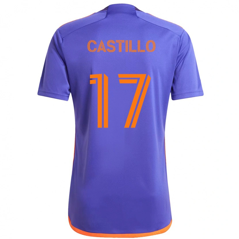 Danxen Mulher Camisola Joyner Castillo #17 Roxo Laranja Alternativa 2025/26 Camisa Brasil
