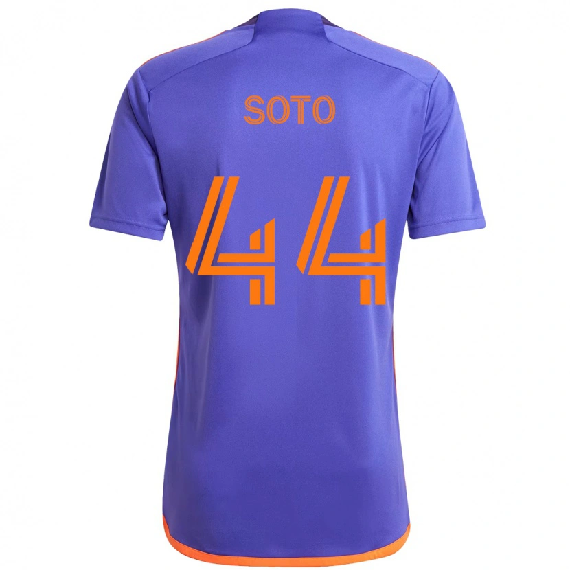 Danxen Mulher Camisola Ezekiel Soto #44 Roxo Laranja Alternativa 2025/26 Camisa Brasil