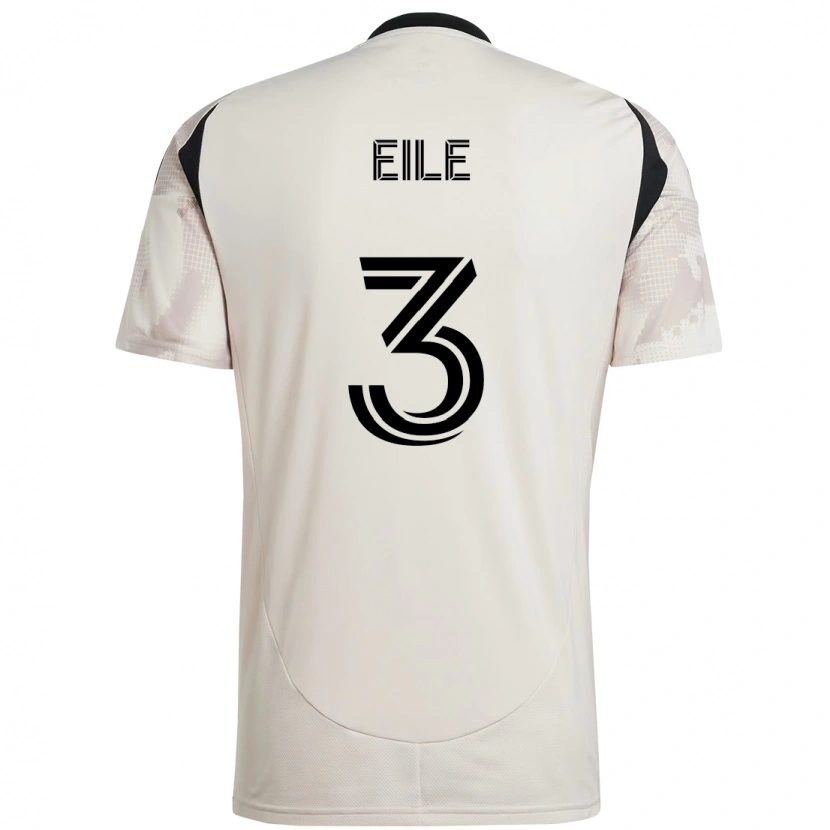 Danxen Mulher Camisola Noah Eile #3 Bege Preto Alternativa 2025/26 Camisa Brasil