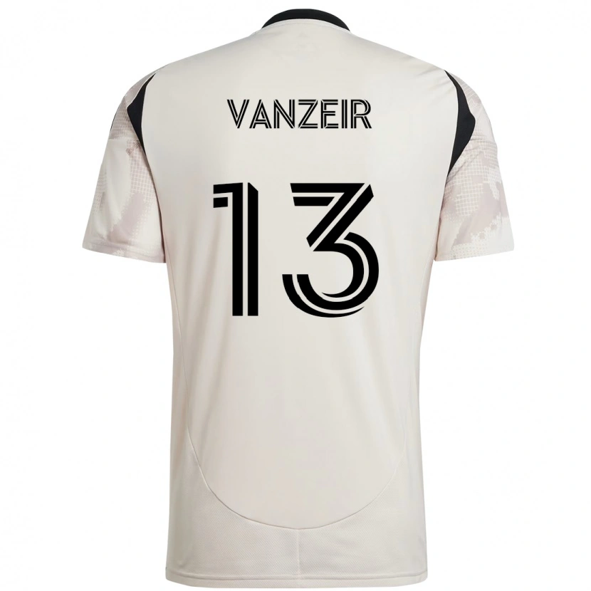 Danxen Mulher Camisola Dante Vanzeir #13 Bege Preto Alternativa 2025/26 Camisa Brasil