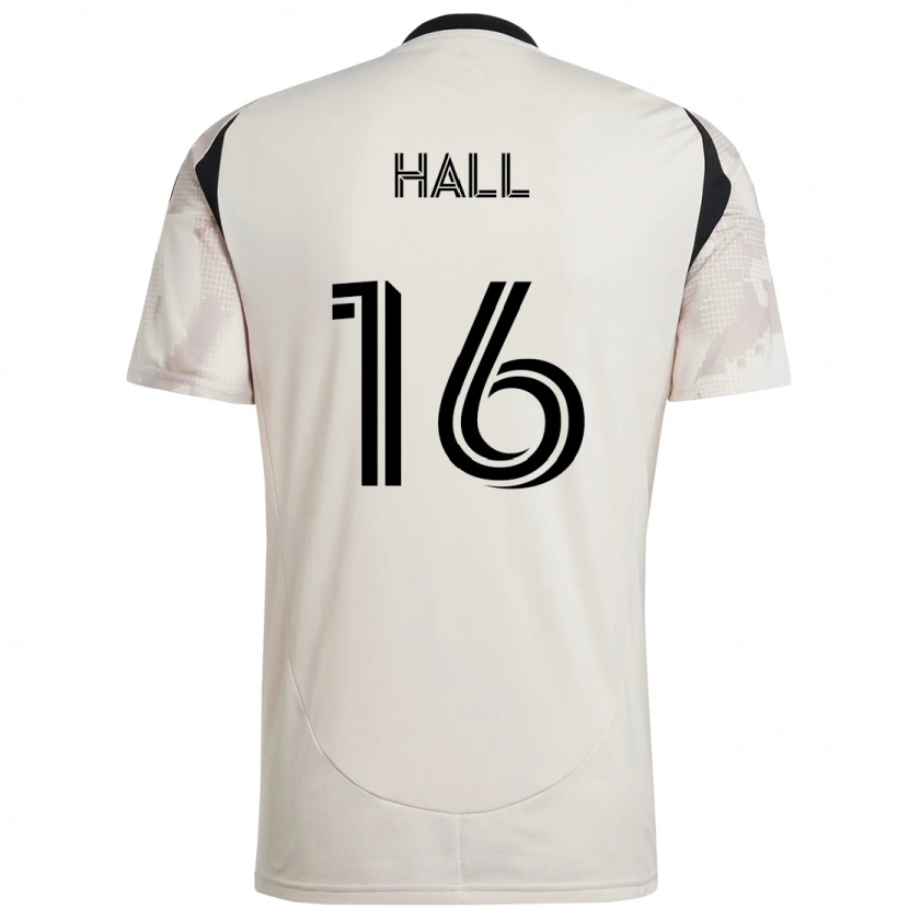 Danxen Mulher Camisola Julian Hall #16 Bege Preto Alternativa 2025/26 Camisa Brasil