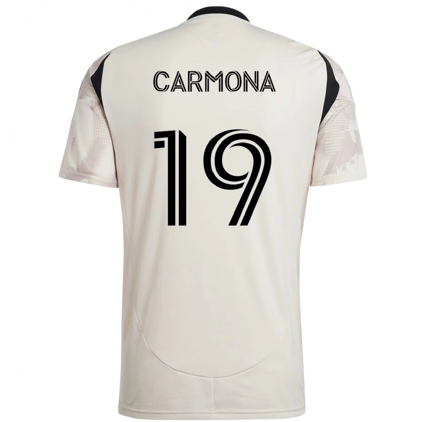Danxen Mulher Camisola Wikelman Carmona #19 Bege Preto Alternativa 2025/26 Camisa Brasil