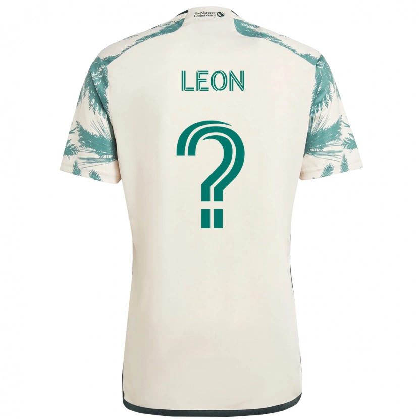 Danxen Mulher Camisola Brenden Leon #0 Bege Verde Alternativa 2025/26 Camisa Brasil