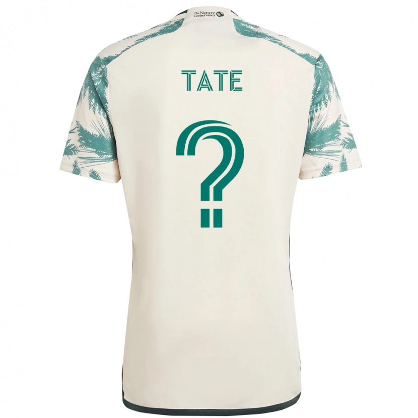 Danxen Mulher Camisola Hudson Tate #0 Bege Verde Alternativa 2025/26 Camisa Brasil