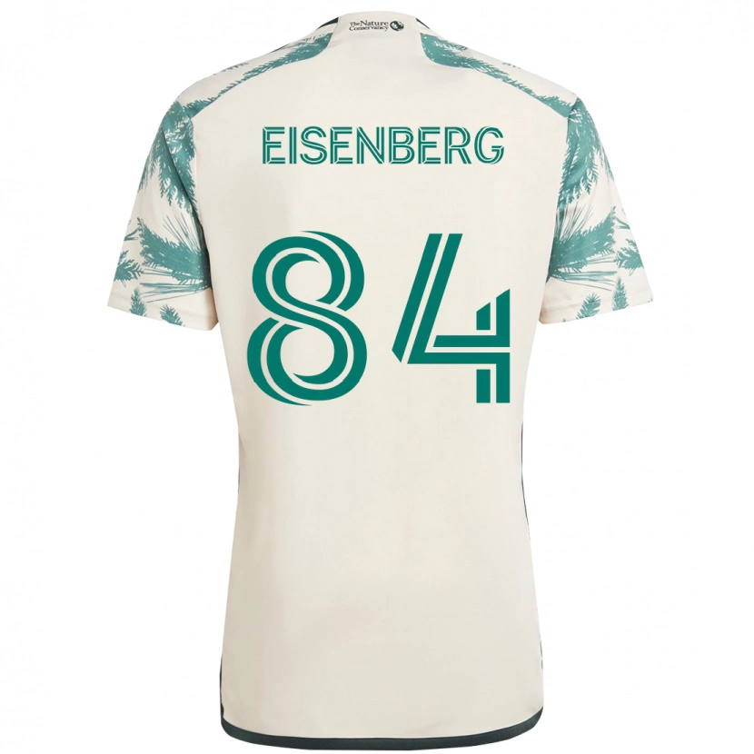 Danxen Mulher Camisola Max Eisenberg #84 Bege Verde Alternativa 2025/26 Camisa Brasil