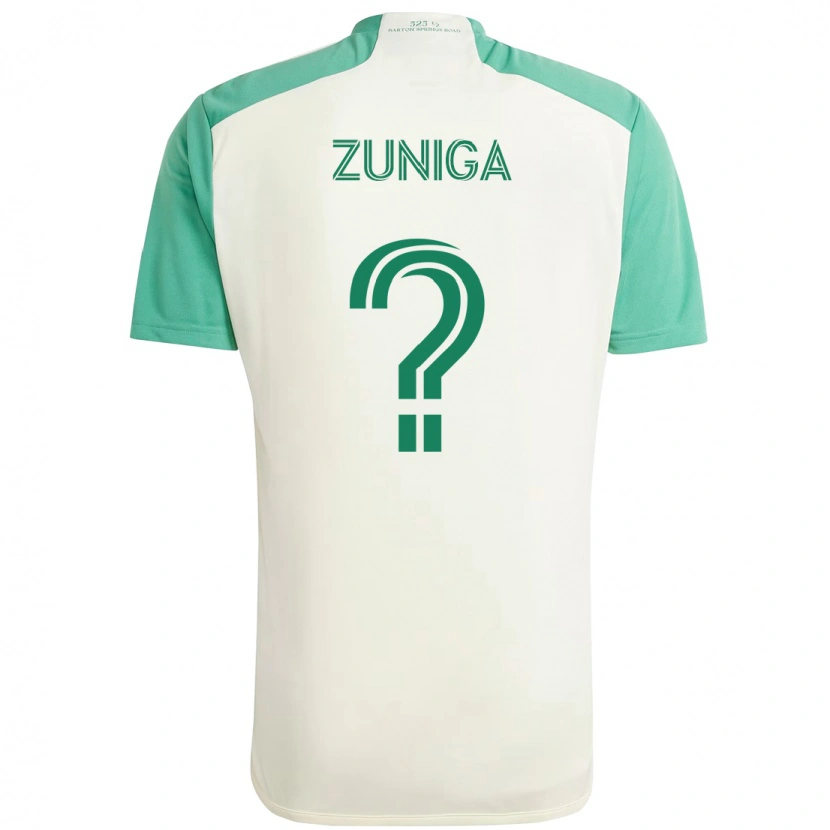 Danxen Mulher Camisola Abner Zuñiga #0 Branco Verde Alternativa 2025/26 Camisa Brasil
