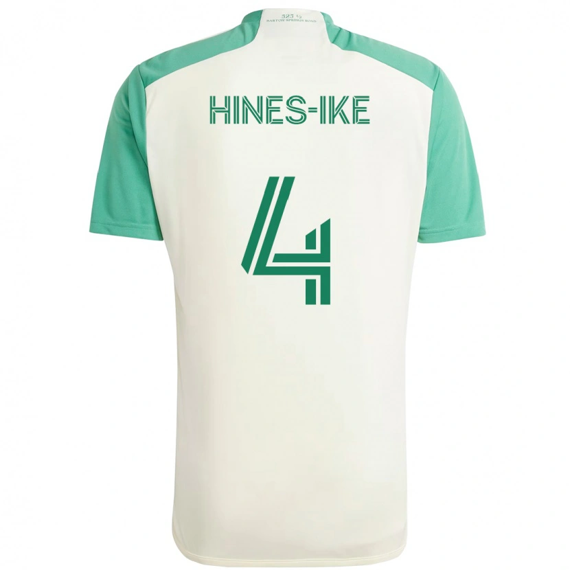Danxen Mulher Camisola Brendan Hines-Ike #4 Branco Verde Alternativa 2025/26 Camisa Brasil