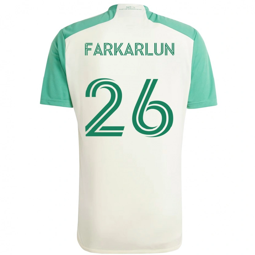 Danxen Mulher Camisola Jimmy Farkarlun #26 Branco Verde Alternativa 2025/26 Camisa Brasil