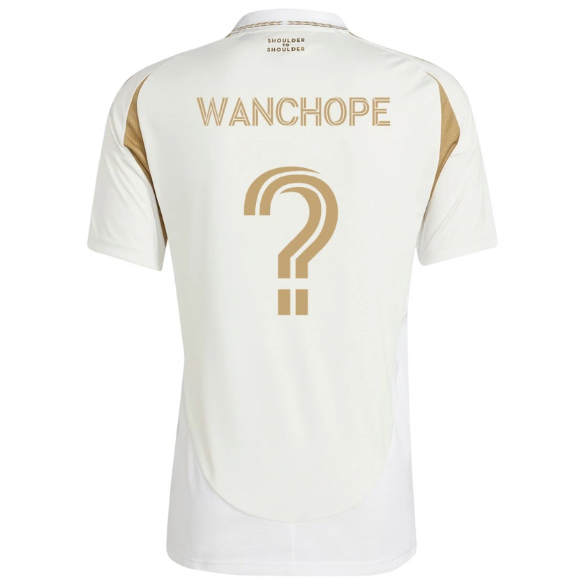 Danxen Mulher Camisola Matías Wanchope #0 Branco Castanho Alternativa 2025/26 Camisa Brasil