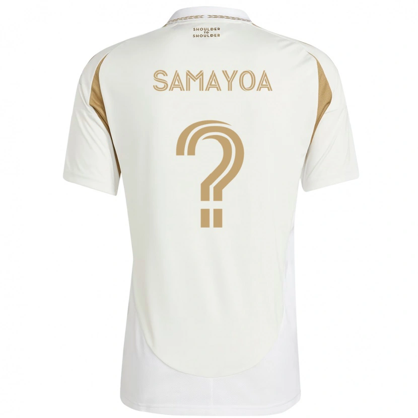Danxen Mulher Camisola Adriano Samayoa #0 Branco Castanho Alternativa 2025/26 Camisa Brasil