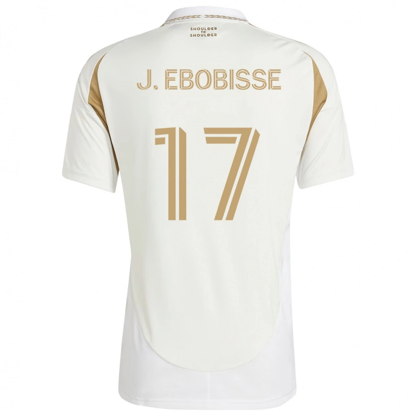 Danxen Mulher Camisola Jeremy Ebobisse #17 Branco Castanho Alternativa 2025/26 Camisa Brasil