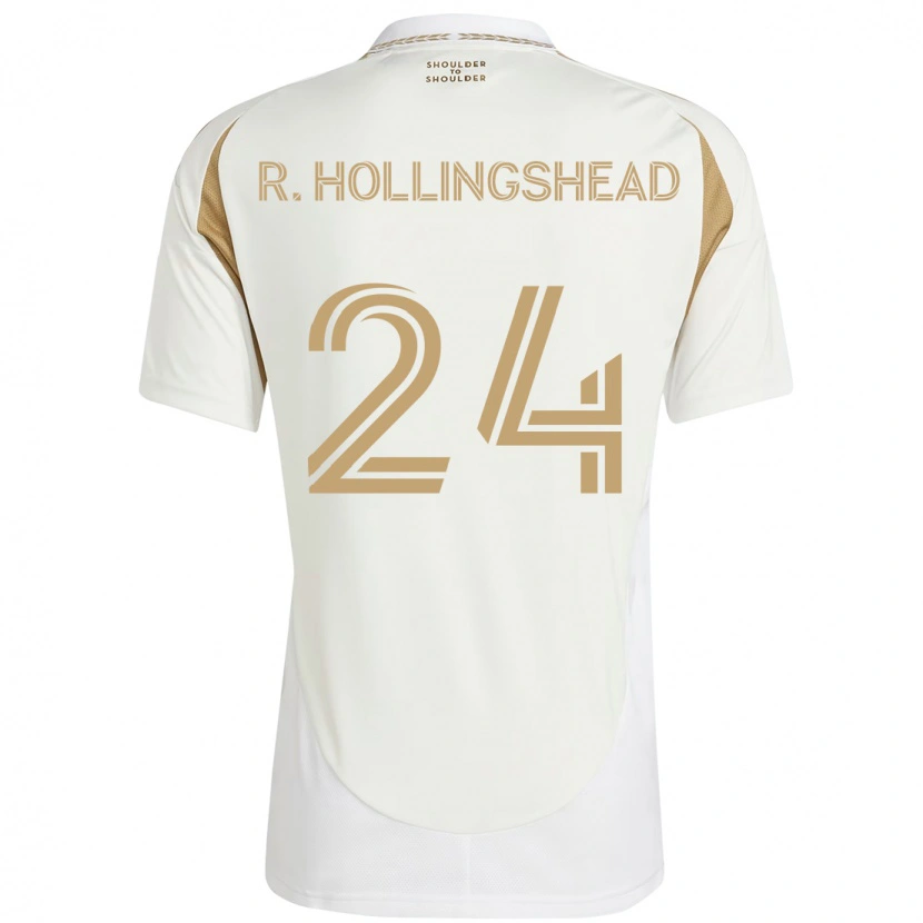 Danxen Mulher Camisola Ryan Hollingshead #24 Branco Castanho Alternativa 2025/26 Camisa Brasil