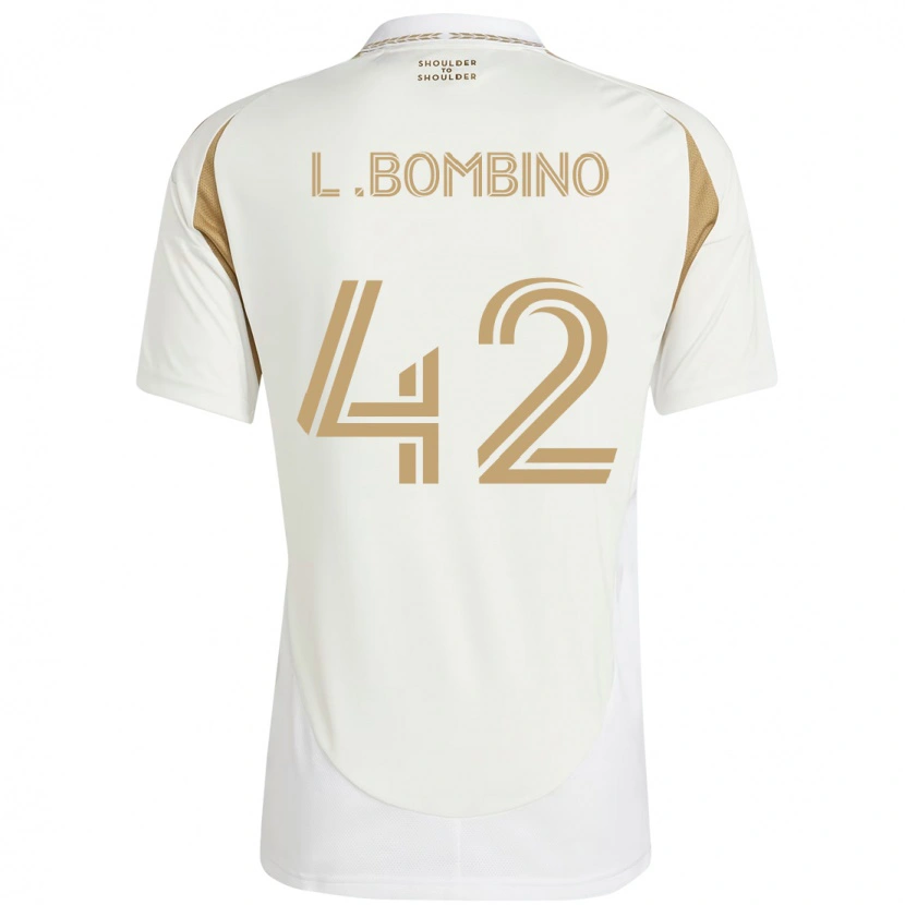 Danxen Mulher Camisola Luca Bombino #42 Branco Castanho Alternativa 2025/26 Camisa Brasil
