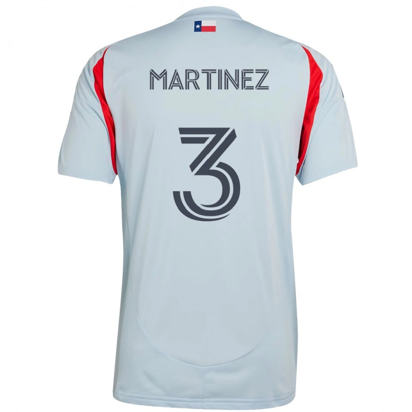 Danxen Mulher Camisola José Antonio Martínez #3 Azul Claro Vermelho Alternativa 2025/26 Camisa Brasil