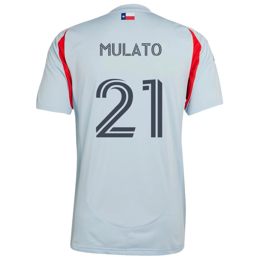 Danxen Mulher Camisola José Mulato #21 Azul Claro Vermelho Alternativa 2025/26 Camisa Brasil