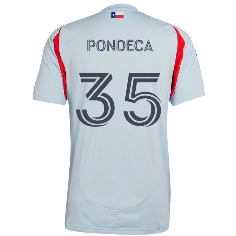 Danxen Mulher Camisola Tomas Pondeca #35 Azul Claro Vermelho Alternativa 2025/26 Camisa Brasil