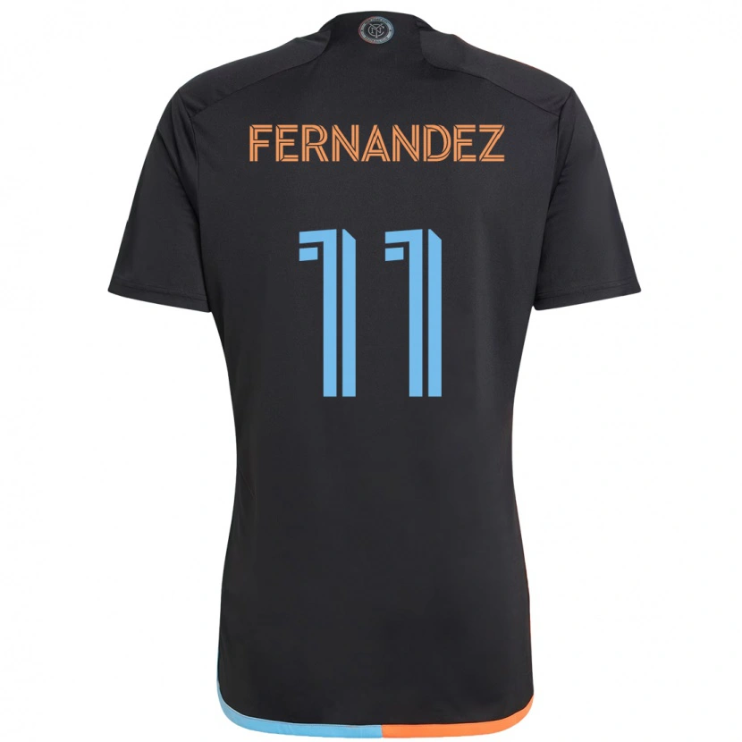 Danxen Mulher Camisola Julián Fernández #11 Preto Azul Laranja Alternativa 2025/26 Camisa Brasil