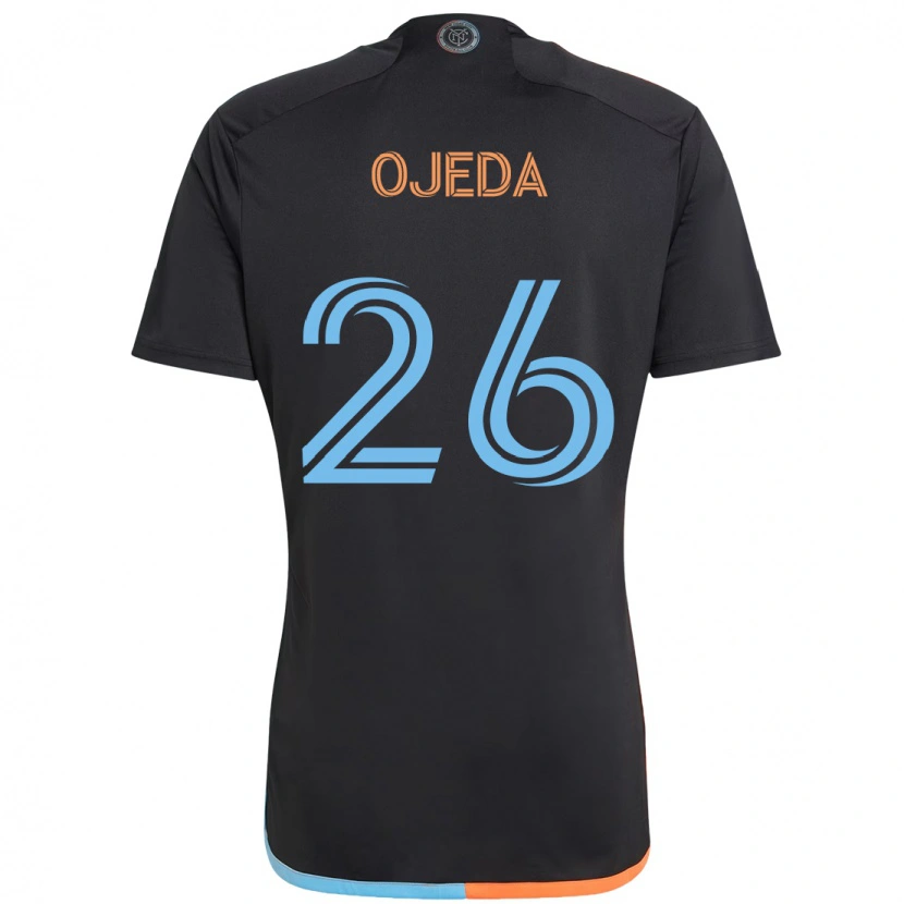 Danxen Mulher Camisola Agustín Ojeda #26 Preto Azul Laranja Alternativa 2025/26 Camisa Brasil