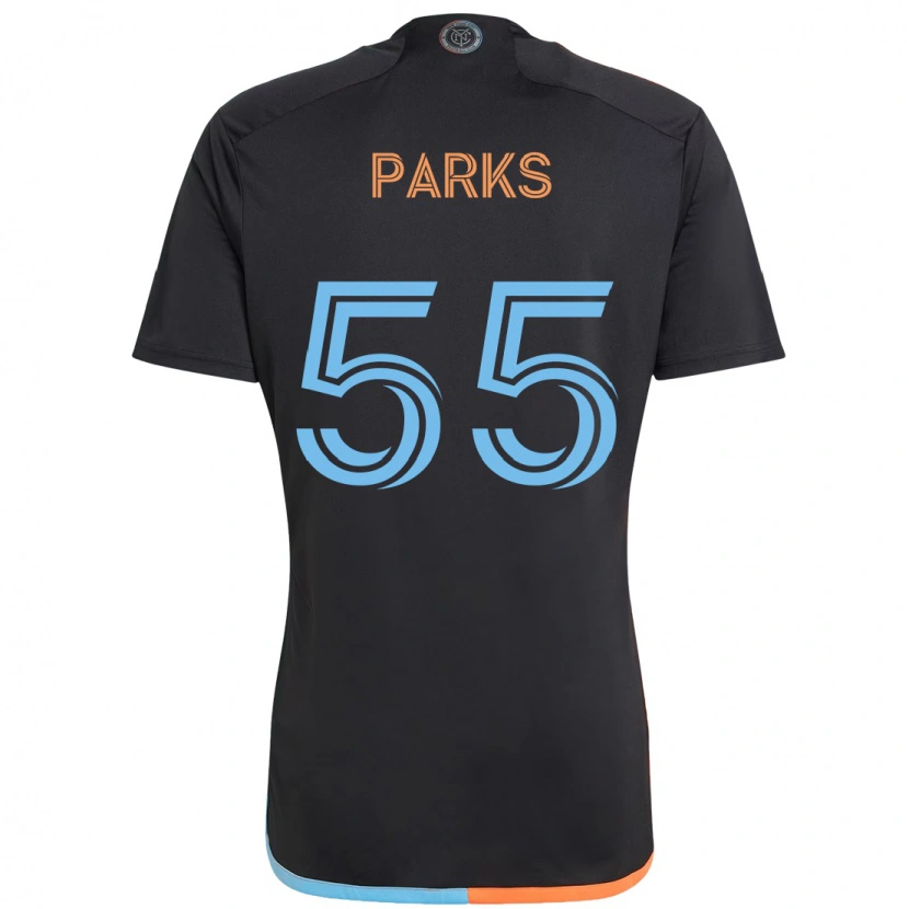 Danxen Mulher Camisola Keaton Parks #55 Preto Azul Laranja Alternativa 2025/26 Camisa Brasil