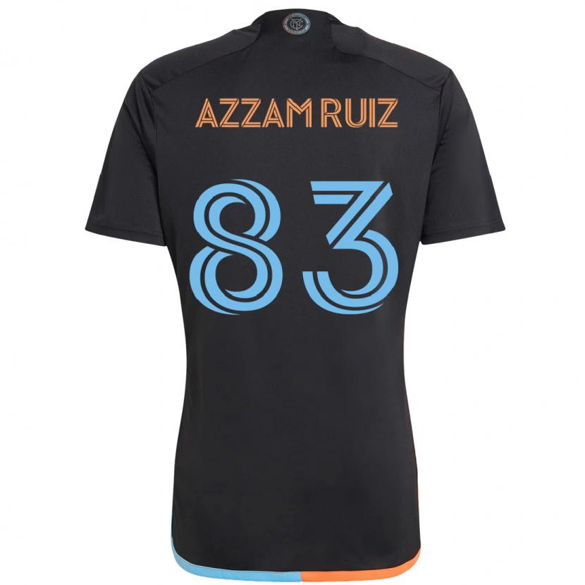 Danxen Mulher Camisola Camil Azzam Ruiz #83 Preto Azul Laranja Alternativa 2025/26 Camisa Brasil