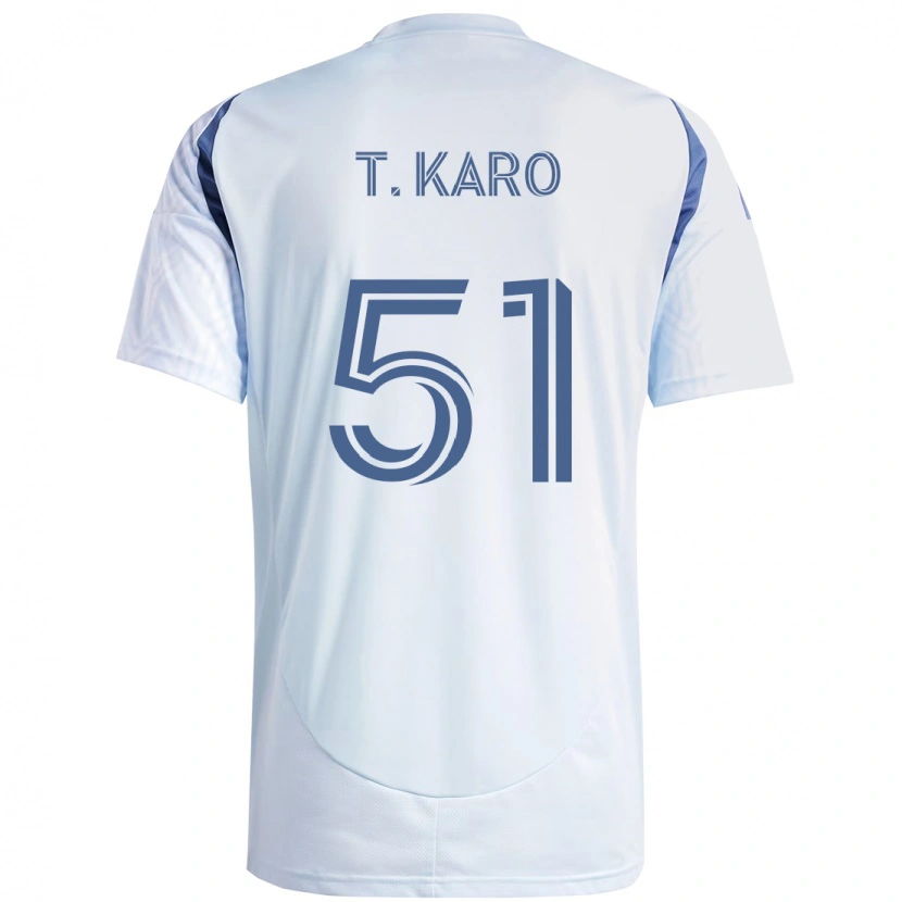 Danxen Mulher Camisola David Tchétchao Karo #51 Azul Celeste Claro Azul Alternativa 2025/26 Camisa Brasil