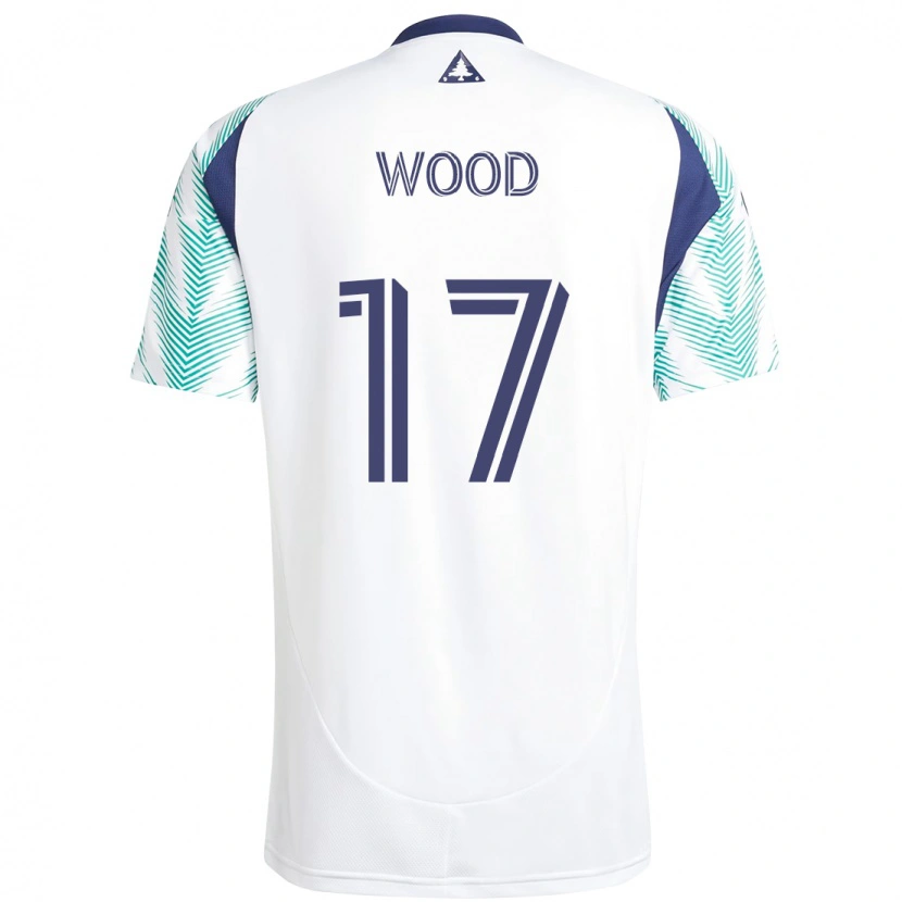 Danxen Mulher Camisola Bobby Wood #17 Branco Azul Alternativa 2025/26 Camisa Brasil