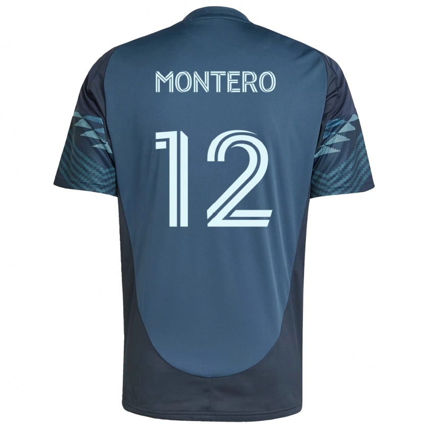 Danxen Mulher Camisola Fredy Montero #12 Azul Claro Alternativa 2025/26 Camisa Brasil