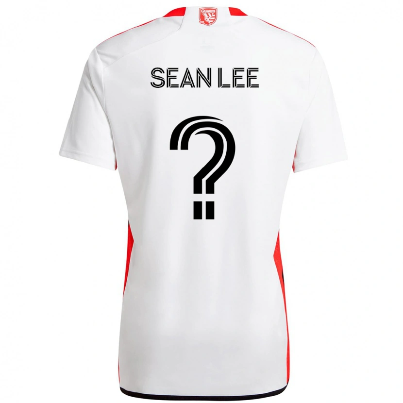 Danxen Mulher Camisola Sean Lee #0 Branco Vermelho Alternativa 2025/26 Camisa Brasil