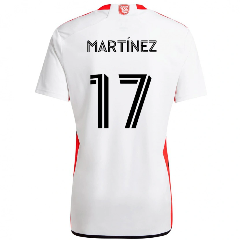 Danxen Mulher Camisola Josef Martínez #17 Branco Vermelho Alternativa 2025/26 Camisa Brasil