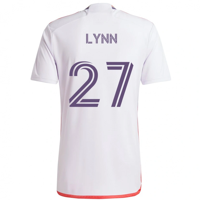 Danxen Mulher Camisola Jack Lynn #27 Branco Roxo Alternativa 2025/26 Camisa Brasil