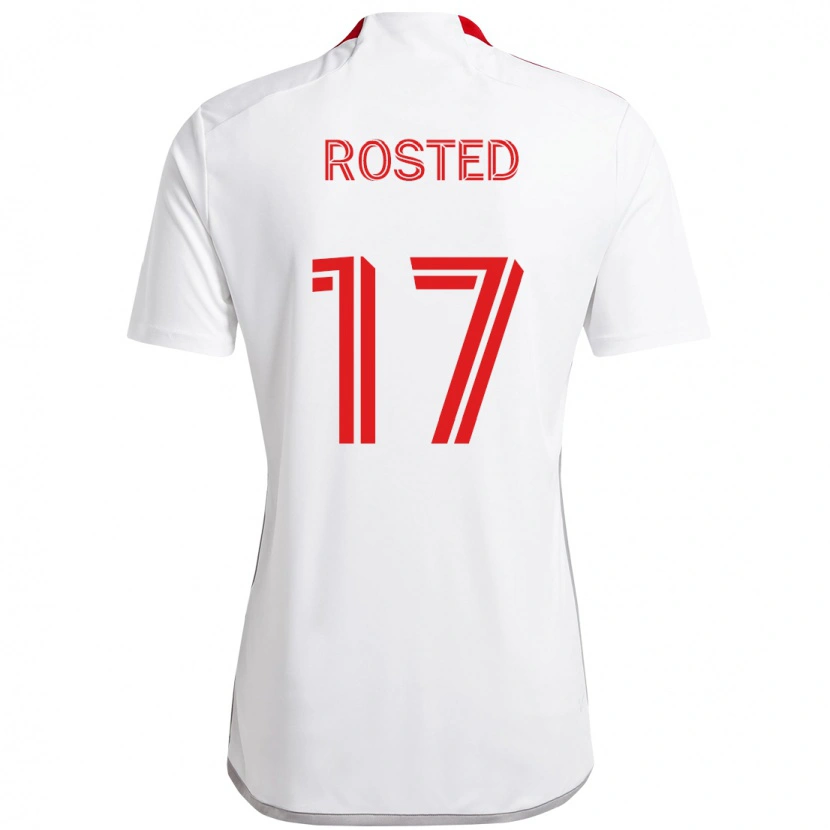 Danxen Mulher Camisola Sigurd Rosted #17 Branco Vermelho Alternativa 2025/26 Camisa Brasil