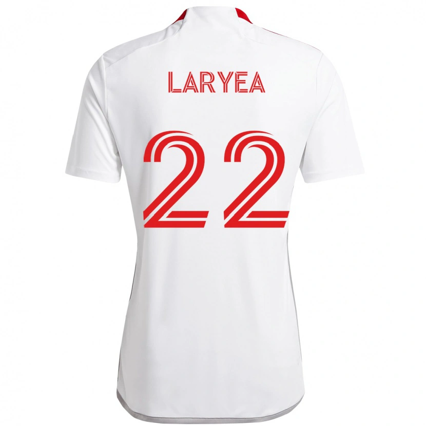 Danxen Mulher Camisola Richie Laryea #22 Branco Vermelho Alternativa 2025/26 Camisa Brasil