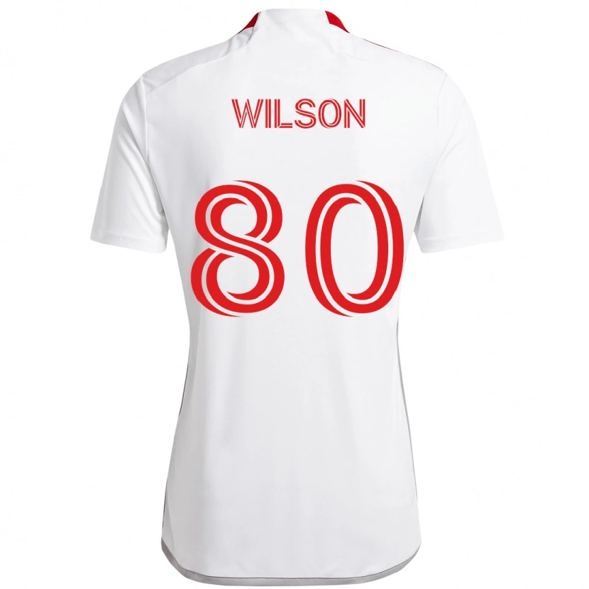 Danxen Mulher Camisola Shafique Wilson #80 Branco Vermelho Alternativa 2025/26 Camisa Brasil