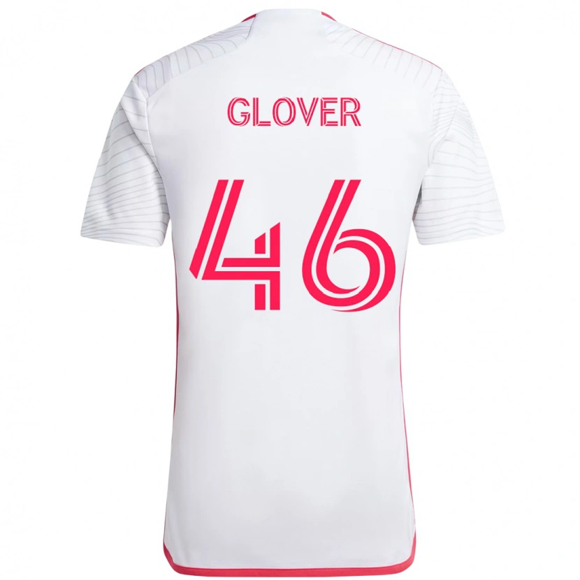 Danxen Mulher Camisola Caden Glover #46 Branco Magenta Alternativa 2025/26 Camisa Brasil